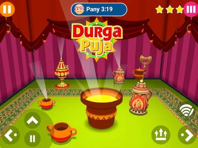 Durga Puja Crafting Fun gameplay screenshot